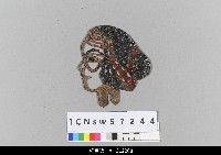 藏品(中國湖北皮影戲偶頭-老旦)的圖片